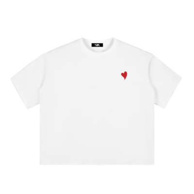 Hustlers Club Raw—Edge Tee — White