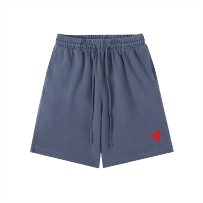 Hustlers Club Cotton Shorts — Navy