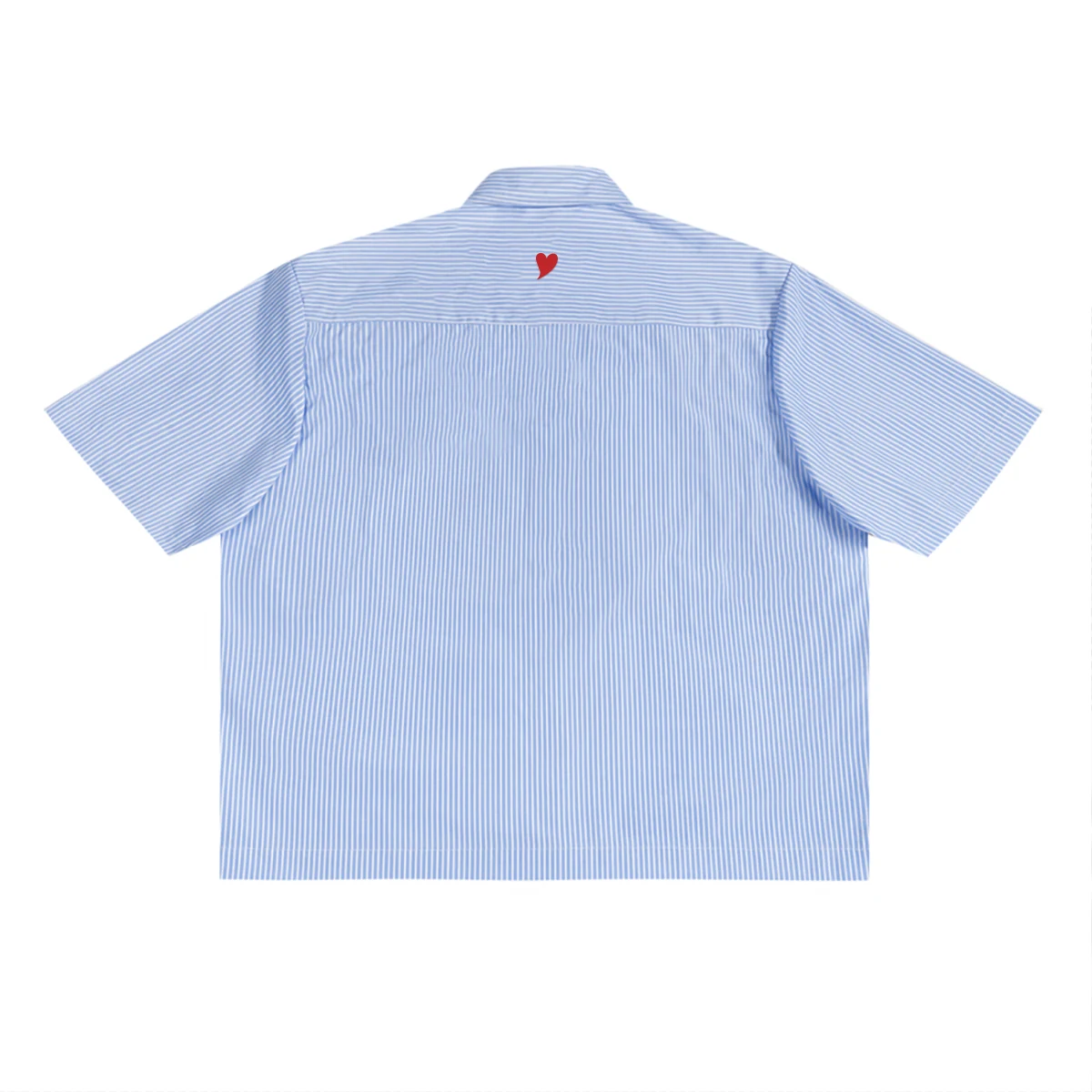 Hustlers Club Stripped Shirt — Blue - Image 2