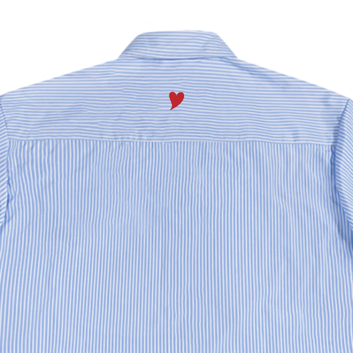 Hustlers Club Stripped Shirt — Blue - Image 4