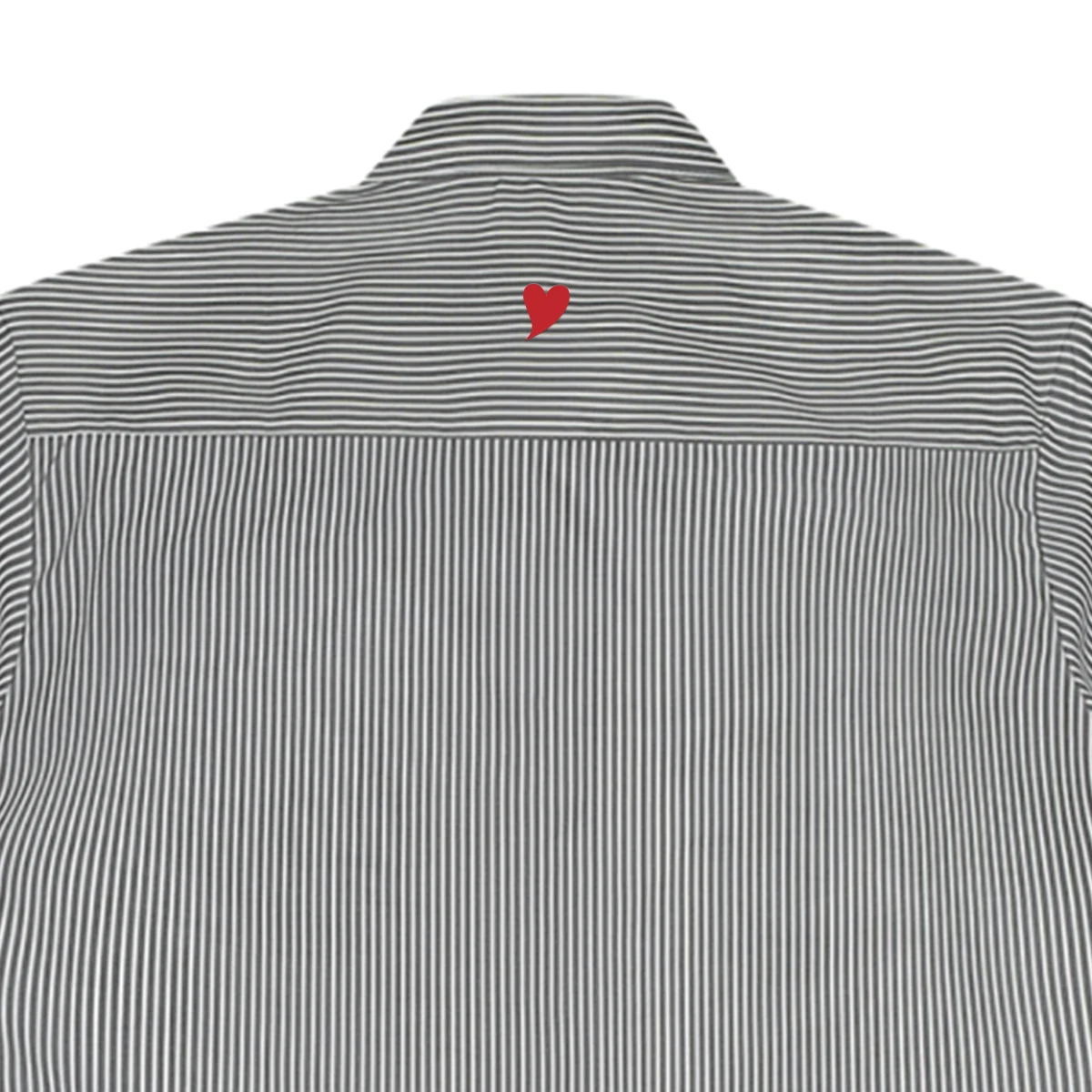 Hustlers Club Stripped Shirt — Gray - Image 3